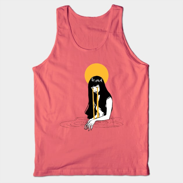 Sad Tank Top by effifi